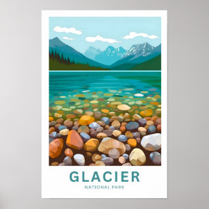 Glacier National Park Travel Print