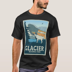 Glacier National Park Travel T-Shirt