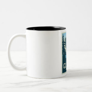 Glacier National Park Travel Two-Tone Coffee Mug