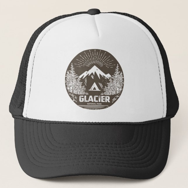 Glacier National Park Trucker Hat (Front)