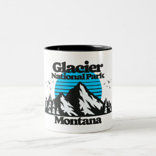 Glacier National Park Two-Tone Coffee Mug