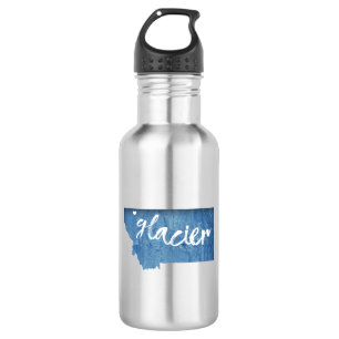 Glacier National Park Wood Grain 532 Ml Water Bottle