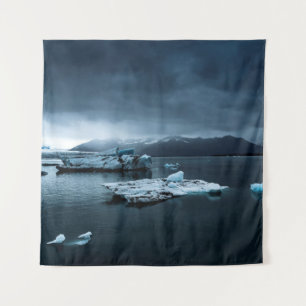 GLACIER NEAR BODY OF WATER TAPESTRY