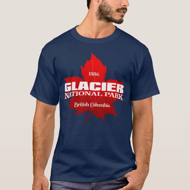 Glacier NP (Canada)(maple leaf) T-Shirt (Front)