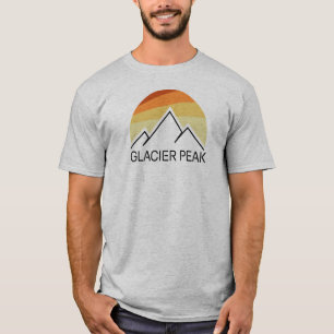 Glacier Peak Washington Retro T-Shirt