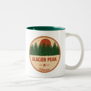 Glacier Peak Wilderness Two-Tone Coffee Mug