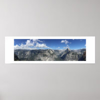 Glacier Point Horizon Panoramic Colour Photography