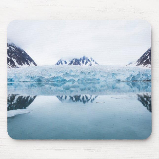 Glacier reflections, Norway Mouse Pad (Front)