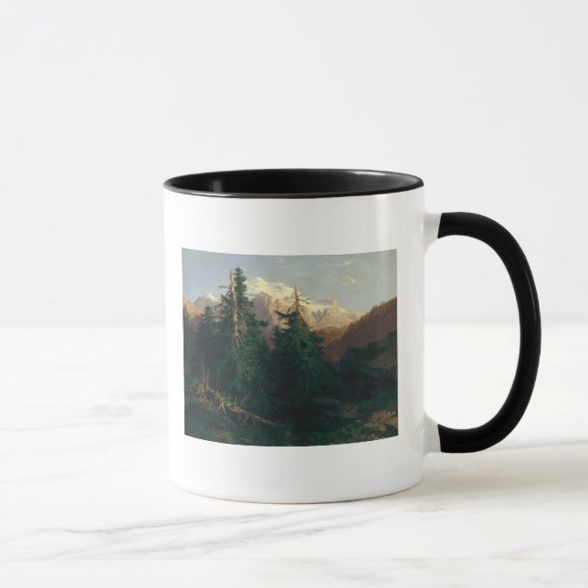 Glacier, Rosen Lanigletscher, 1854 Mug (Right)