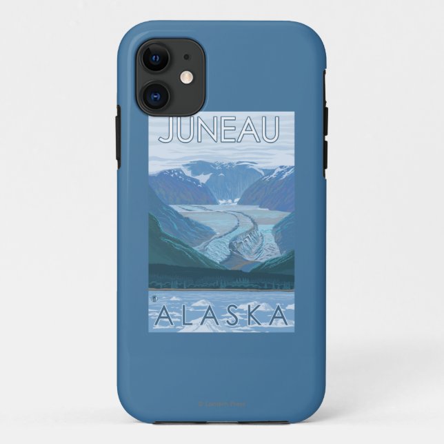 Glacier Scene - Juneau, Alaska Case-Mate iPhone Case (Back)