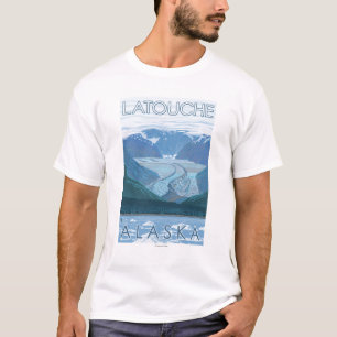 Glacier Scene - Latouche, Alaska T-Shirt