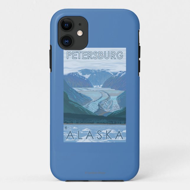 Glacier Scene - Petersburg, Alaska Case-Mate iPhone Case (Back)