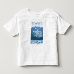 Glacier Scene - Seward, Alaska Toddler T-Shirt