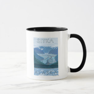 Glacier Scene - Sitka, Alaska Mug