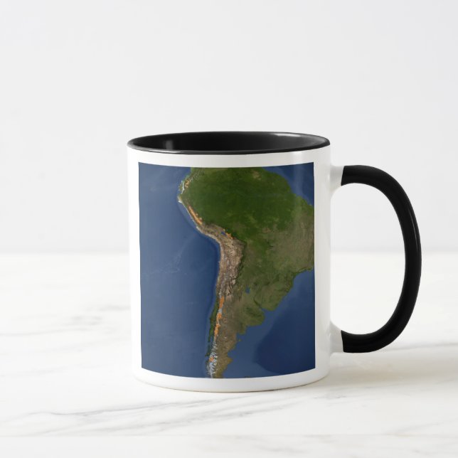 Glaciers in regions of South America Mug (Right)