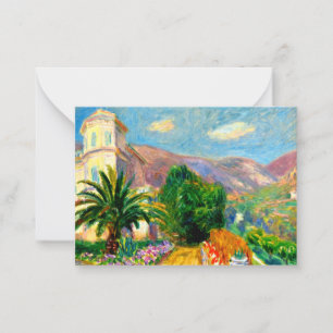Glackens - Path to Villa Les Pivoines Card