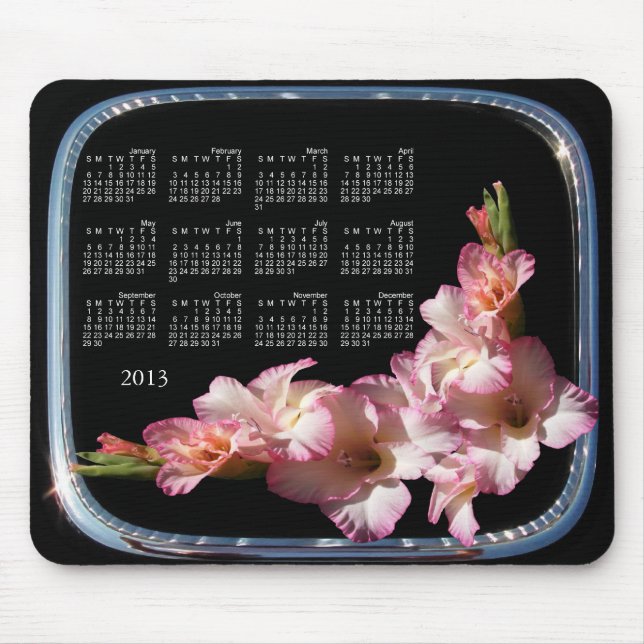 Glad Calendar framed ~ mousepad (Front)
