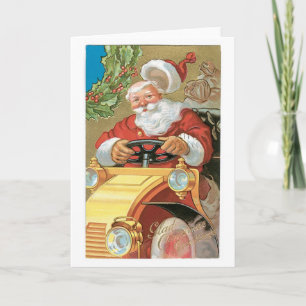 Glad Christmas Greetings Holiday Card