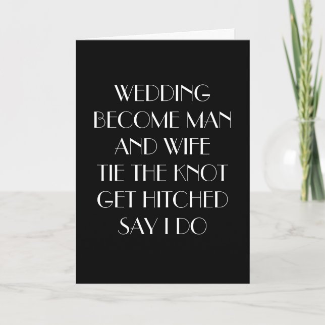 GLAD I MARRIED "YOU" HOLIDAY CARD (Front)