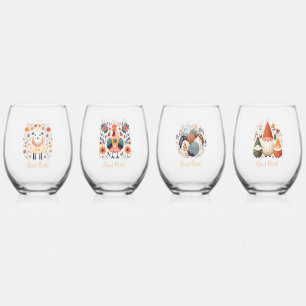Glad Påsk! Scandinavian Designs Stemless Wine Glass