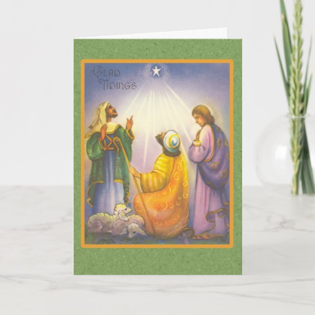 Glad Tidings Holiday Card (Front)