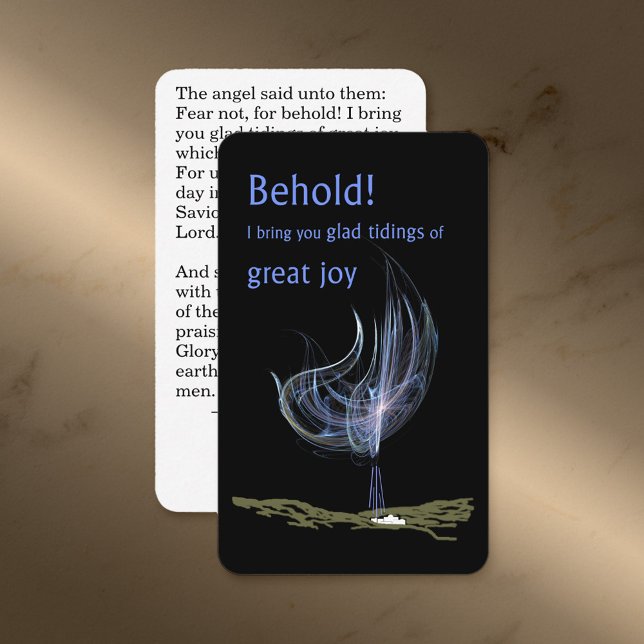 Glad Tidings Holy Card  (Creator Uploaded)