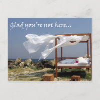 Glad You're Not Here - Get Bent Greetings