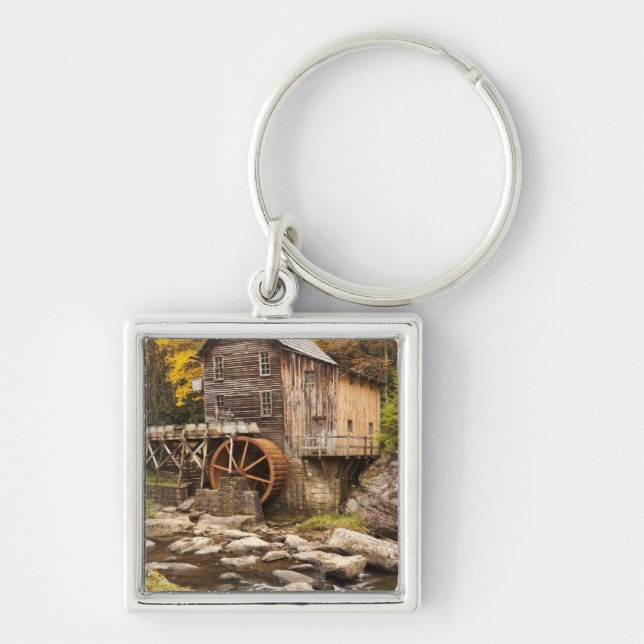Glade Creek Grist Mill, Babcock State Park, Key Ring (Front)