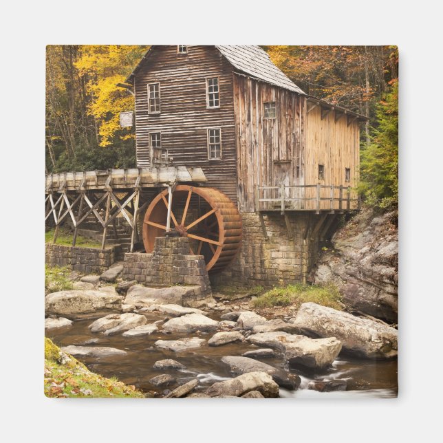 Glade Creek Grist Mill, Babcock State Park, Magnet (Front)