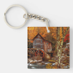 Glade Creek Grist Mill Key Ring