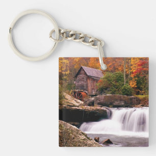 Glade Creek Grist Mill Key Ring