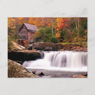 Glade Creek Grist Mill Postcard