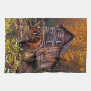 Glade Creek Grist Mill Tea Towel