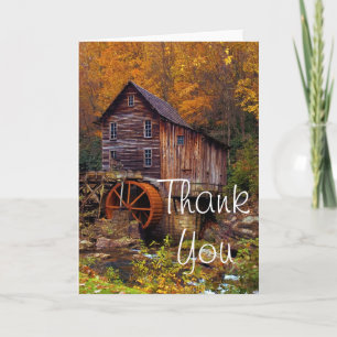 Glade Creek Grist Mill Thank You Card