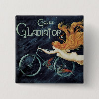 Gladiator Cycles, Vintage Victorian Art Nouveau