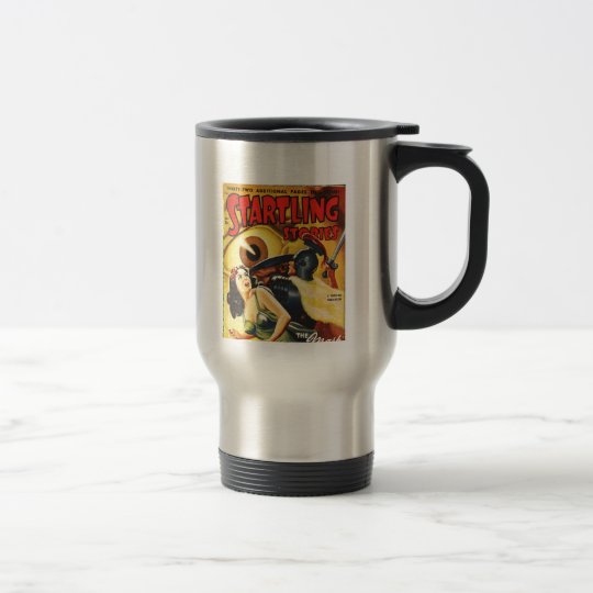 Gladiator Fights an Eyeball Travel Mug