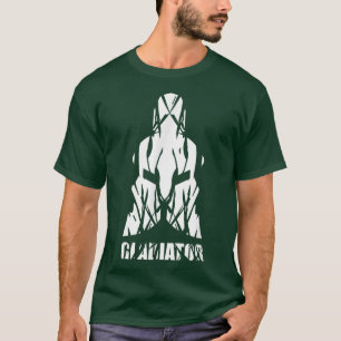 GLADIATOR Gladiator Helmet Gym Motivation Fitnes T-Shirt