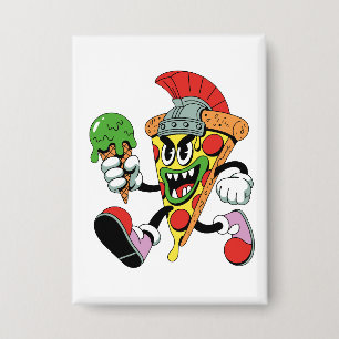 Gladiator Pizza Slice Italian Brainrot