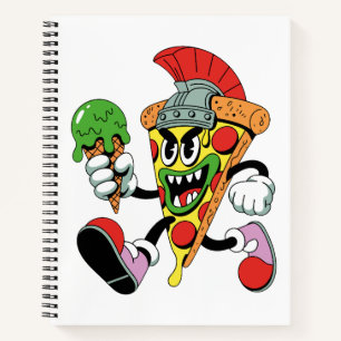 Gladiator Pizza Slice Italian Brainrot Notebook