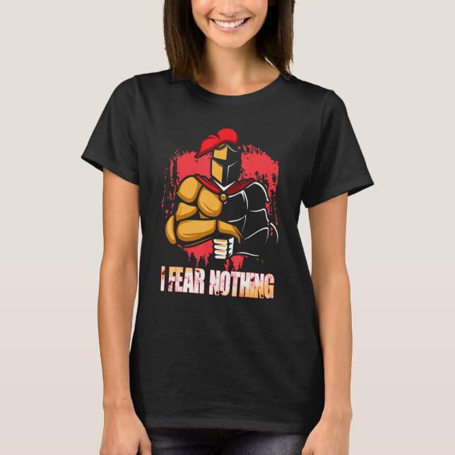 Gladiator Warrior Helmet Sword T-Shirt (Front)