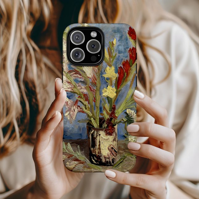 Gladioli and China Asters | Vincent van Gogh Case-Mate iPhone Case (Creator Uploaded)