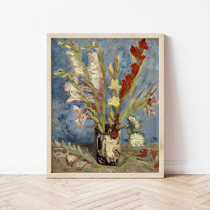 Gladioli and China Asters   Vincent van Gogh Poster