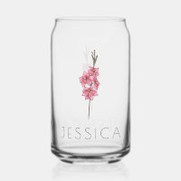 GLADIOLUS August Birth Flower Custom Name