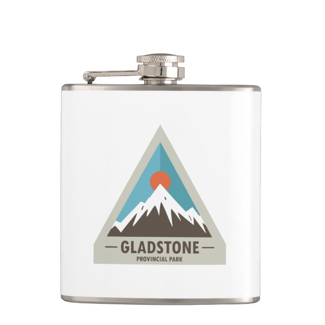 Gladstone Provincial Park Hip Flask (Front)