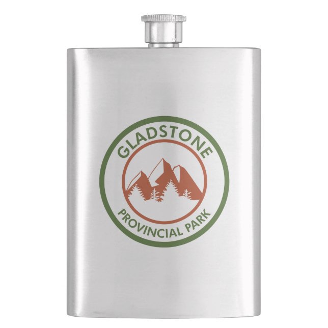 Gladstone Provincial Park Hip Flask (Front)