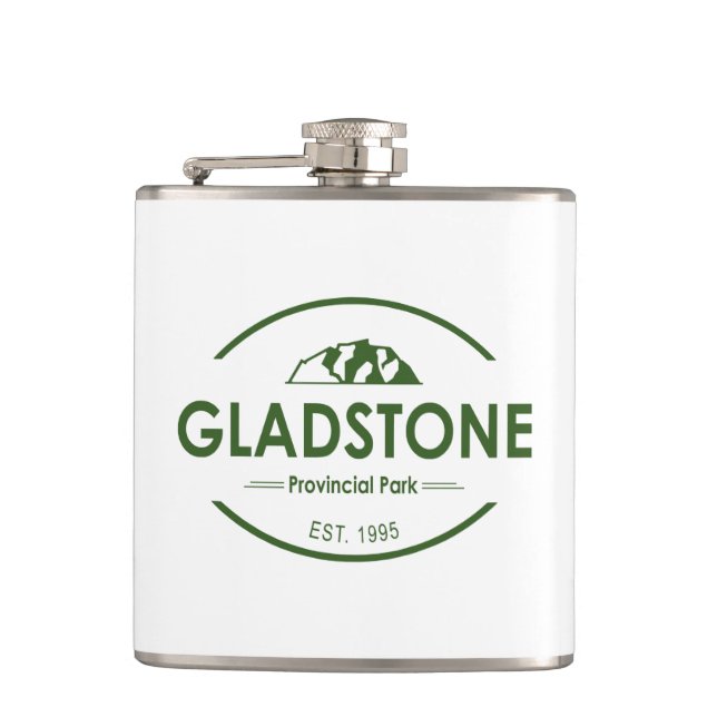 Gladstone Provincial Park Hip Flask (Front)
