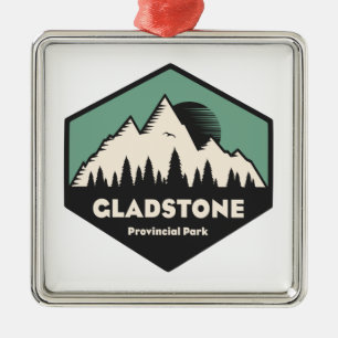 Gladstone Provincial Park Metal Ornament