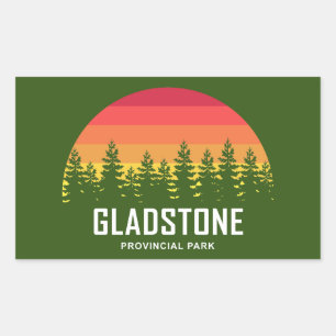 Gladstone Provincial Park Rectangular Sticker