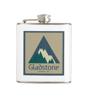 Gladstone Provincial Park Rustic Hip Flask