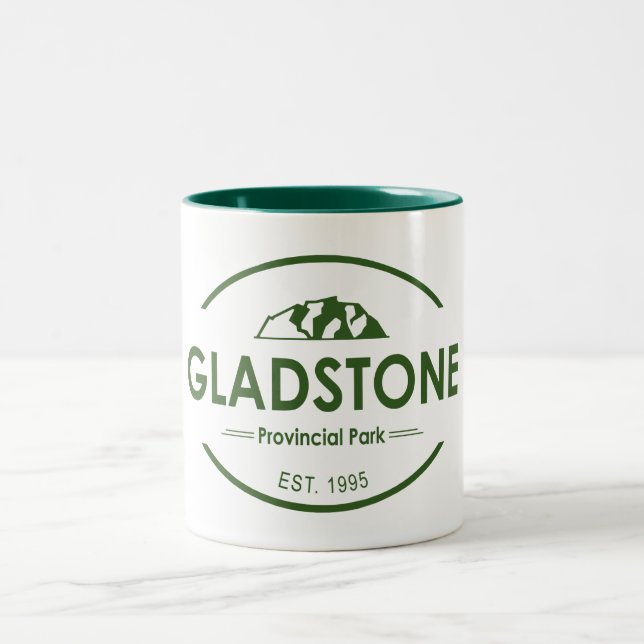 Gladstone Provincial Park Two-Tone Coffee Mug (Center)